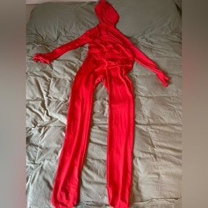 Red Jumpsuit, Size XL.